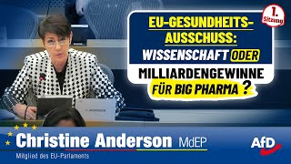 Wissenschaft amp Vertrauen oder schnelle Profite Erste Sitzung des EUGesundheitsAusschuss [upl. by Desai]