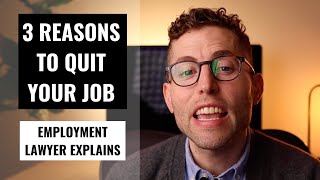 3 Reasons To Quit Your Job [upl. by Burt]