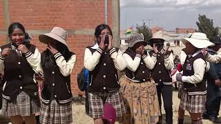 INAUGURACIÓN DE BLOQUE DE AULAS Y LABORATORIO EN LA U ET H BOLIVIANO JAPONES [upl. by Shulock]