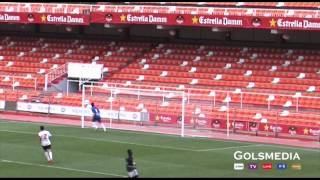 Valencia CF 03 RCD Espanyol Copa del Rey Div Hon Juvenil 20132014 [upl. by Nager]