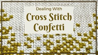 5 Ways to Deal with a Single Cross Stitch aka Confetti Cross Stitch [upl. by Poppy247]