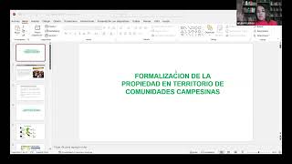 3era sesión Formalización de la Propiedad en Comunidades Campesinas [upl. by Lothaire725]