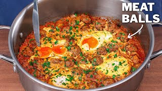 Shakshuka With Meat Is INSANELY DELICIOUS [upl. by Eidoj]