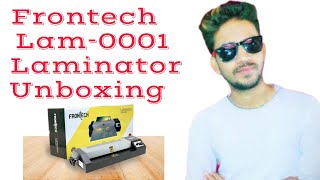 Frontech Lam0001 Laminator Unboxing [upl. by Enitsenrae]