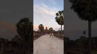 Sunset at Ankor Wat cambodia AnkorWat travel lullabytrips [upl. by Negem]