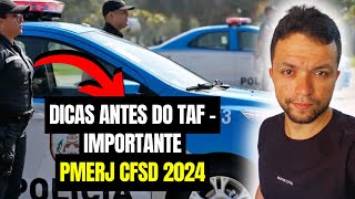 DICAS PARA O TAF PMERJ SOLDADO 2024 [upl. by Hsakaa393]