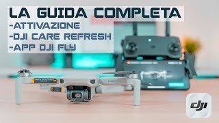 DJI MAVIC MINI LA GUIDA per LATTIVAZIONE e LA CONFIGURAZIONE INIZIALE  App Dji Fly nel DETTAGLIO [upl. by Hobart]