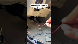 How to put 2 12’s in the trunk in 90 seconds toyota lexus caraudio cars vehicles sound bass [upl. by Estes]