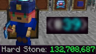 My 100M Hard Stone Collection… Hypixel Skyblock [upl. by Ijies]