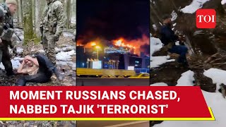 Russian Forces Grab Tajik Gunman After Thrilling Forest Chase I Moscow Terror Aftermath [upl. by Armilla]