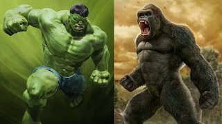 Green Hulk vs King Kong hulk kingkong [upl. by Uziel618]