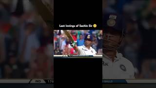 God of cricket Last innings of Sachin Tendulkar sachintendulkar trending viralvideo [upl. by Yeslek]