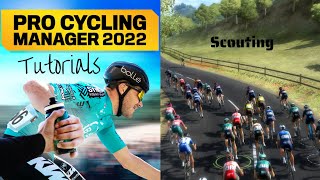 Pro Cycling Manager 2022  Scouting Tutorial [upl. by Noiztneb]