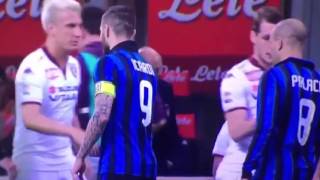 Maxi Lopez refuse Handshake of Mauro Icardi Inter vs Torino 2016 [upl. by Arul195]