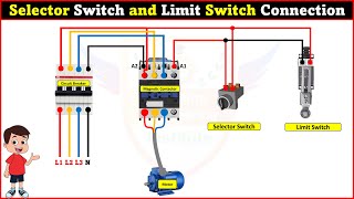 Selector Switch and Limit Switch Connection LearningEngineering [upl. by Zil671]