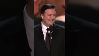 Ricky Gervais takes his Emmy back from Steve Carell shorts rickygervais stevecarrell emmyawards [upl. by Adnalahs]