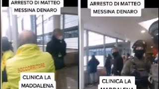 Messina Denaro le immagini pochi attimi prima dellarresto «Lasciate un varco» [upl. by Danelle]