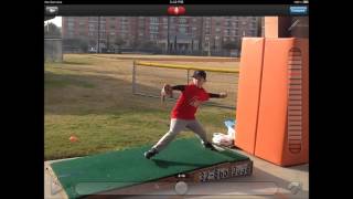 9 year old pitcher  lower 50 mph fastball  Lefty LHP Prospect [upl. by Orsino]