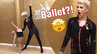 James Charles learns BALLET with Lilly K and Abby Lee Miller What Totally UNSEEN FOOTAGE [upl. by Senn]