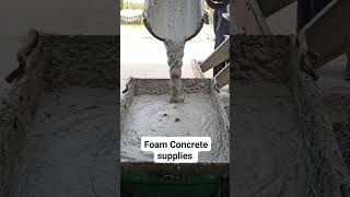 Foam Concrete supply in premixed transit mixerconstruction foamconcretesiteinsightsshorts viral [upl. by Lederer]