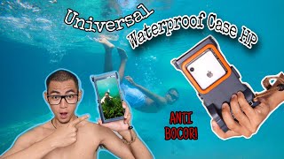 NO GOPRO NO PROBLEM REVIEW SHELLBOX WATERPROOF DIVING CASE UNTUK MENYELAM  AlatNgonten2 [upl. by Wixted244]