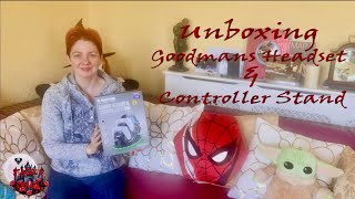 Unboxing Goodmans Gaming Headset amp controller stand [upl. by Henrique]