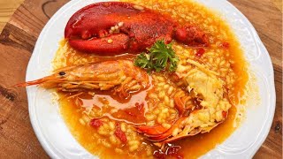 ARROZ CON BOGAVANTE Receta perfecta para Navidad [upl. by Emyle]