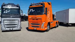 Dupla de Volvo FH 540 6x4 Bug Leve Globetrotter Suspensão Mola Duas unidades impecáveis [upl. by Aihsetan]