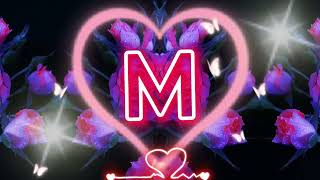 Letter M Love Status M Letterm StatusVideo [upl. by Reave]