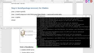 5 Zimbra 8 Mail Multi Server Install Mailbox Zimbra Part 1 [upl. by Mitzie]