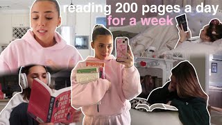 attempting to read 200 pages a day…for a week [upl. by Nonez]