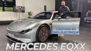 Mercedes EQXX 1000 kms en 100  électrique [upl. by Enitsirc]