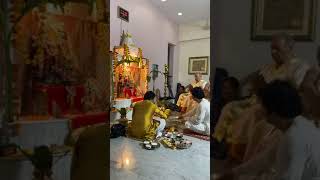 Pt Hariprasad Chaurasia ji and Pt Rakesh Chaurasia ji  Vrindavan Gurukul Krishna Janmashtami [upl. by Refinney]