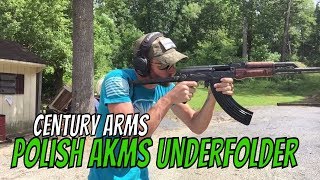 Century Arms Polish AKMS Underfolder 762x39 AK47 [upl. by Yeslaehc]