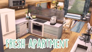 Sims 4  Apartment Renovation  Fresh Apartment [upl. by Akirdnwahs]