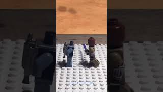 Jango Fett’s Death  Side by Side legostarwars stopmotion [upl. by Icken105]