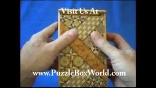 5 Sun 21  1 Step Yosegi Japanese Secret Puzzle Box [upl. by Reuben]