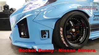 Rocket Bunny Nissan Almera Custom  Galeri Kereta [upl. by Lodi]