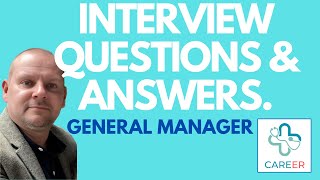 General Manager Interview Questions amp Answers 2024 [upl. by Whit]