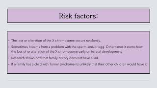 Turner Syndrome [upl. by Aztinay54]