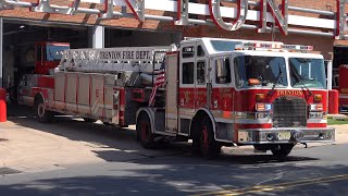 Trenton Fire Department Ladder 4 Responding [upl. by Nodnar]