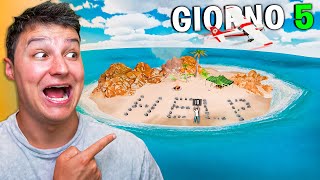 SOPRAVVIVO per 100 GIORNI sullISOLA SPERDUTA di GTA 5 🏝️ [upl. by Enila]