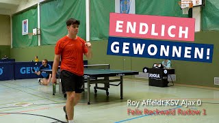 Roy Affeldt TTR 2083 versus Felix Reckwald TTR 2001  Topspiel Verbandsoberliga [upl. by Ehtiaf]