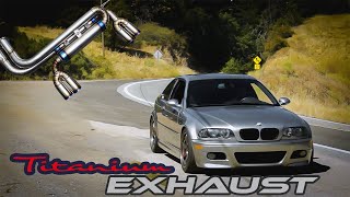 E46 M3  FULL Titanium AP Exhaust [upl. by Lewellen634]