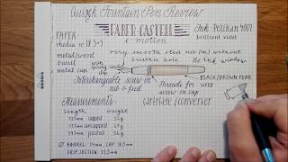 FaberCastell emotion Quick Fountain Pen Review [upl. by Enoved]