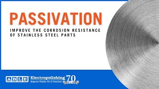 Passivation Improve the Corrosion Resistance of Stainless Steel Parts [upl. by Manard]