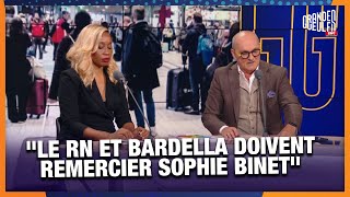 Livre Bardella  quotLe meilleur agent de communication de Bardella cest Sophie Binetquot tacle Marty [upl. by Nydnarb]