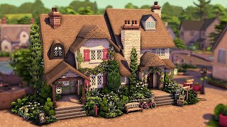 English Pub and Café  The Sims 4 Speed Build [upl. by Atnoved29]