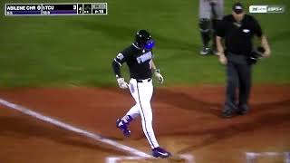 TCUs Chase Brunson hits home run vs Abilene Christian [upl. by Moll]