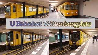 UBahn Berlin UBahnhof Wittenbergplatz U1U2U3 [upl. by Langston]